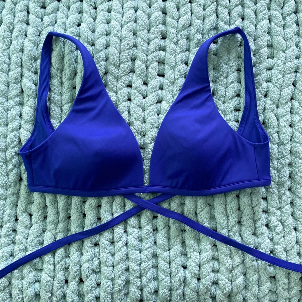 COS padded triangle bikini top